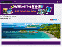 Tablet Screenshot of joyfuljourneytravel.com